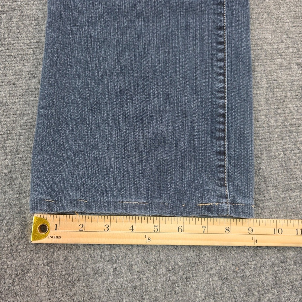Chico's Platinum Tall Bootcut Jeans Women's Dark Wash Denim Stretch - Picture 6 of 9